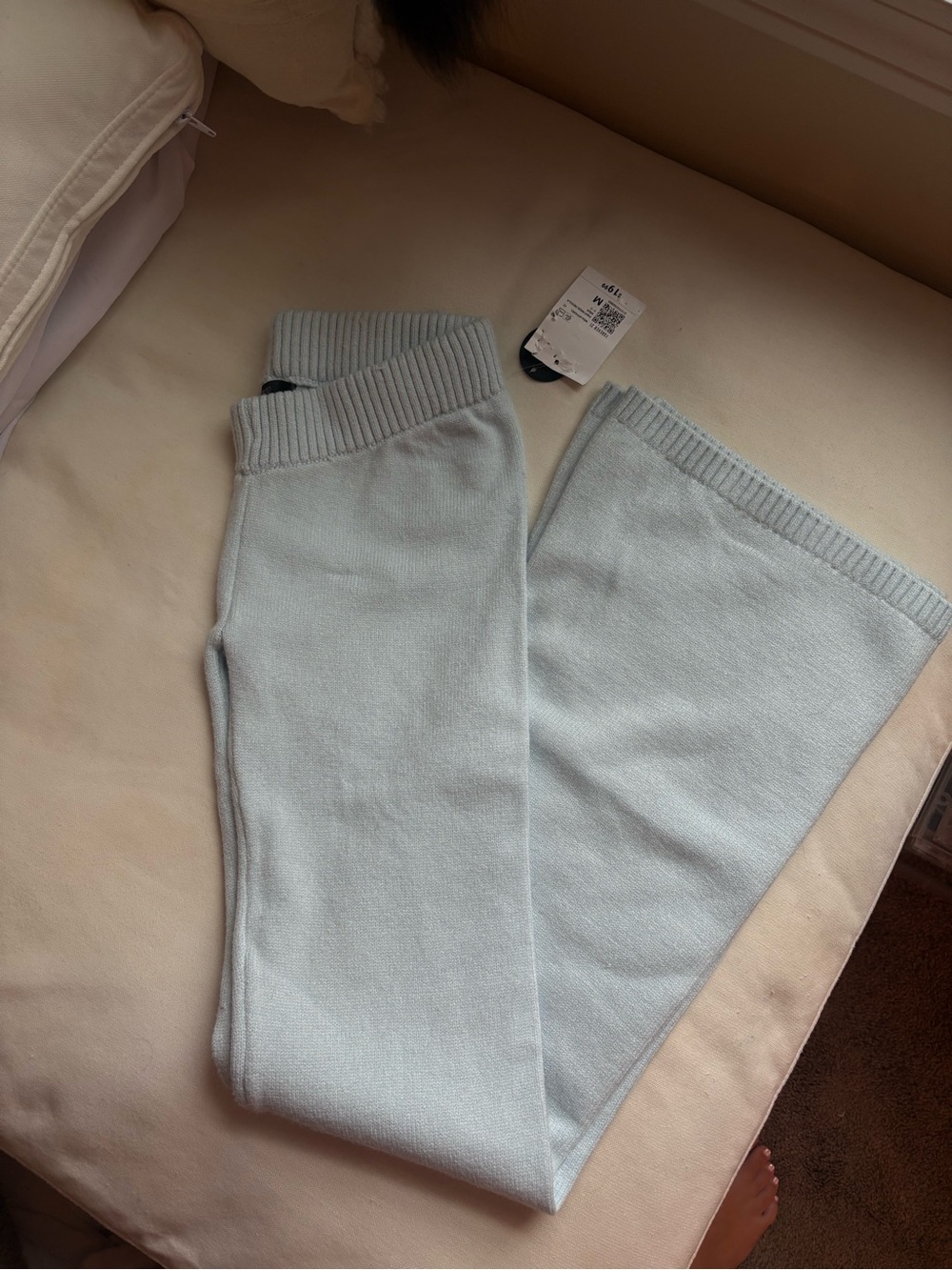 NWT Forever 21 Pastel Blue Knit sweatpants